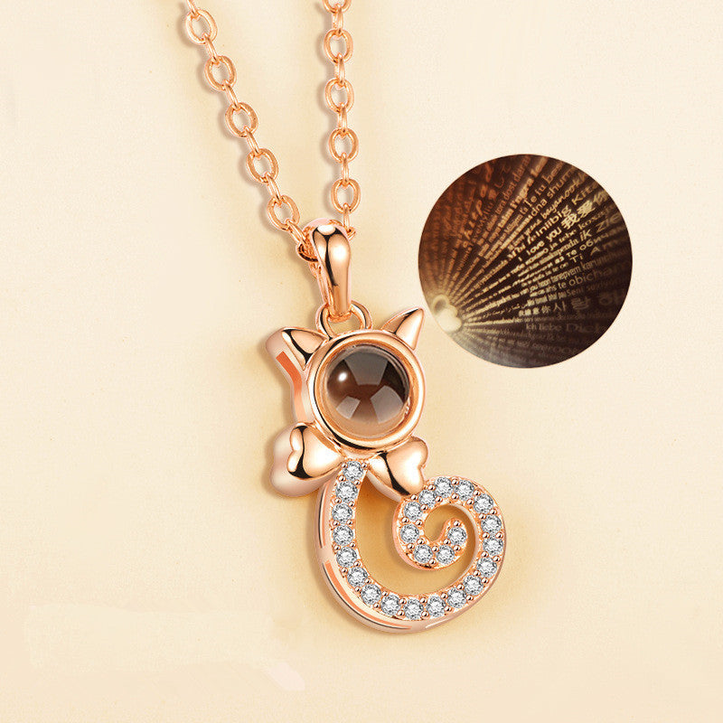 Ti amo 100 lingue collana di proiezione della memoria d'amore
