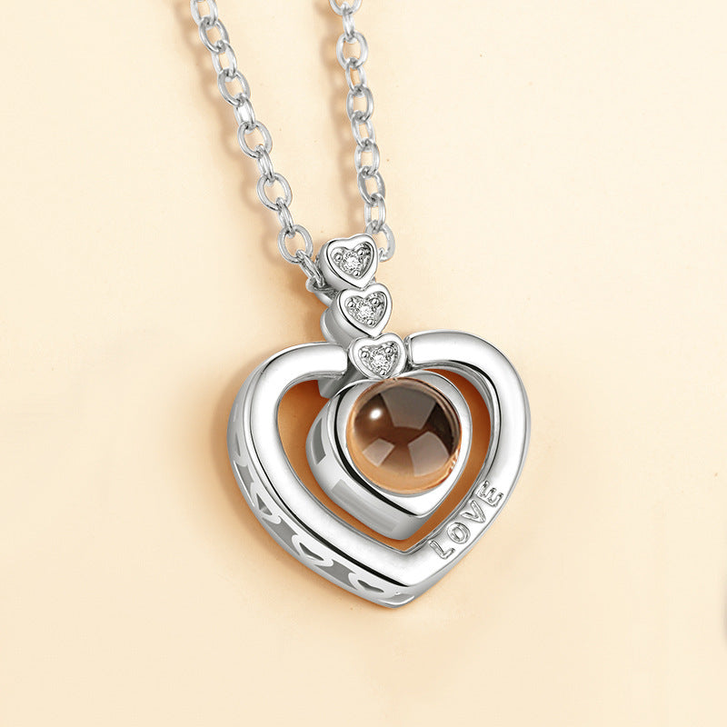 Ti amo 100 lingue collana di proiezione della memoria d'amore