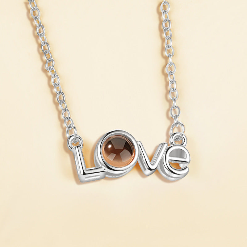 Ti amo 100 lingue collana di proiezione della memoria d'amore