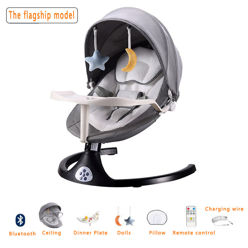 Baby Fashion Sedia a dondolo elettrica multifunzionale