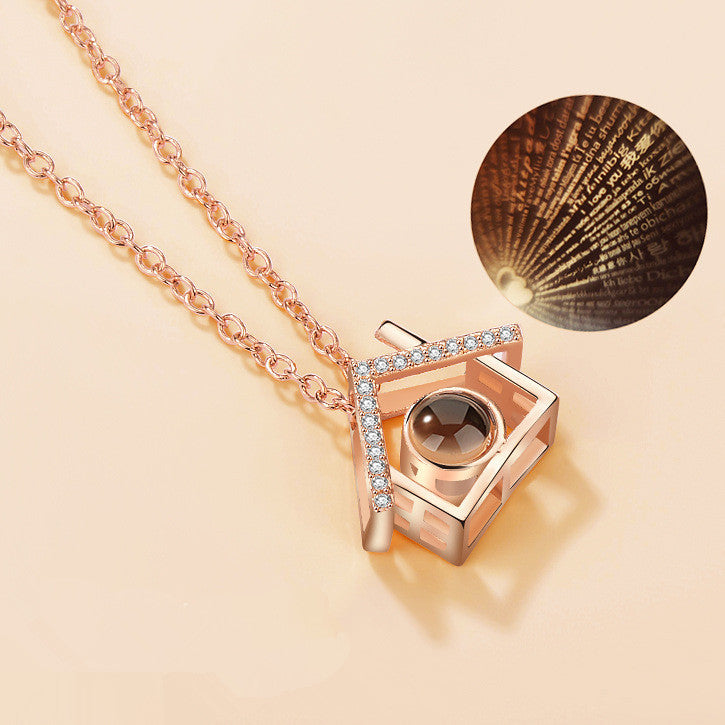 Ti amo 100 lingue collana di proiezione della memoria d'amore