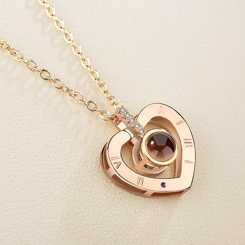 Ti amo 100 lingue collana di proiezione della memoria d'amore