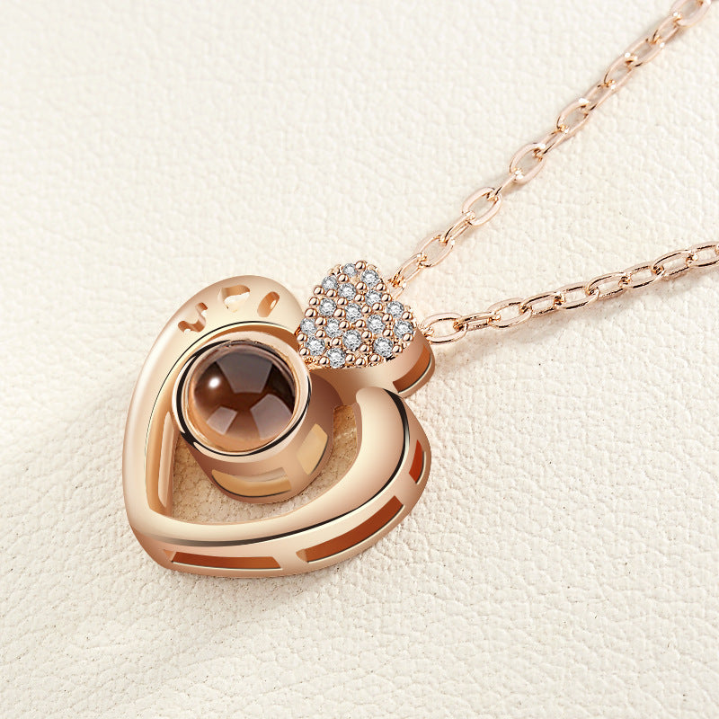 Ti amo 100 lingue collana di proiezione della memoria d'amore