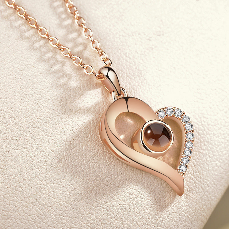 Ti amo 100 lingue collana di proiezione della memoria d'amore