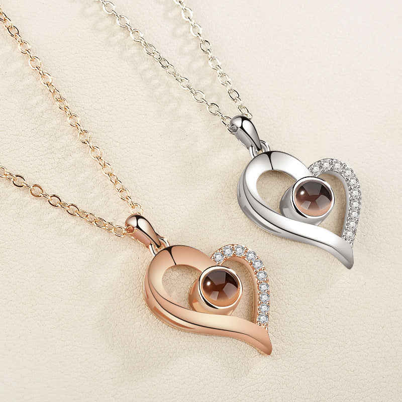 Ti amo 100 lingue collana di proiezione della memoria d'amore