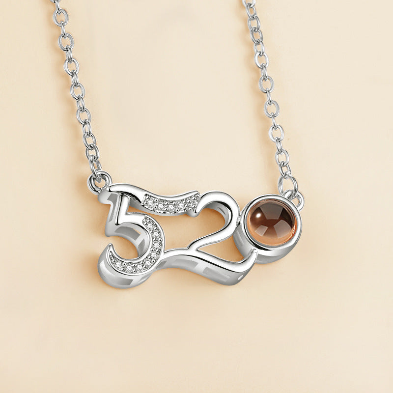 Ti amo 100 lingue collana di proiezione della memoria d'amore