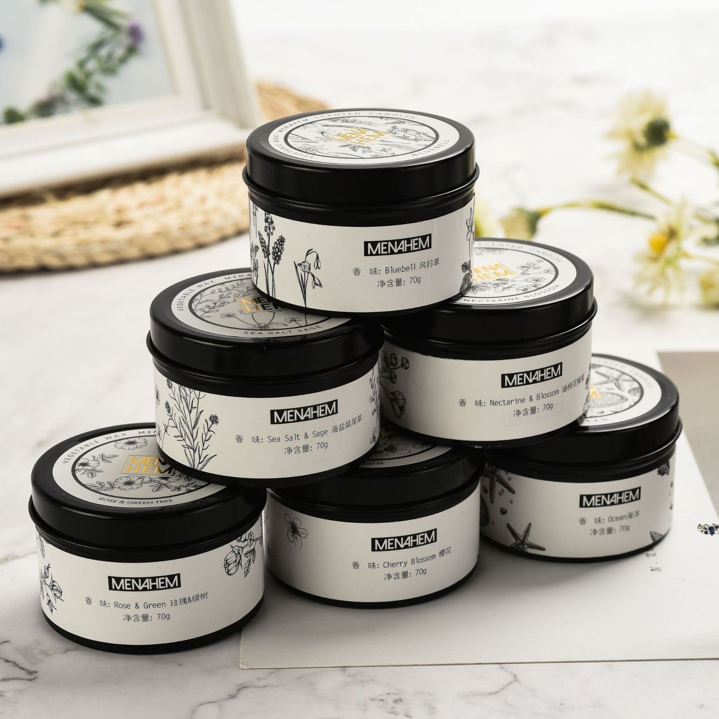 Candele Senza Fumo Aromatiche Profumate