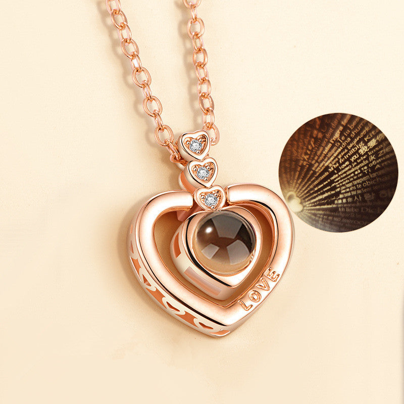 Ti amo 100 lingue collana di proiezione della memoria d'amore