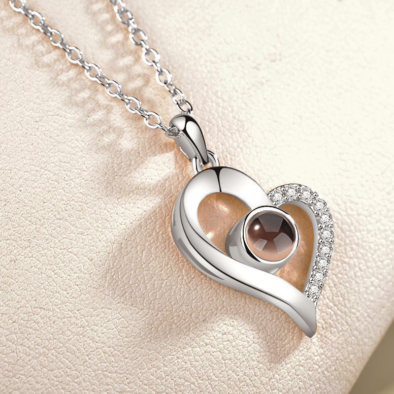 Ti amo 100 lingue collana di proiezione della memoria d'amore