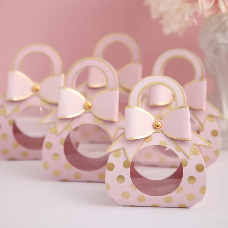 Sacchetto di caramelle creativo stile ciuccio, scatola di cioccolatini per bomboniere di nozze. 50 pezzi