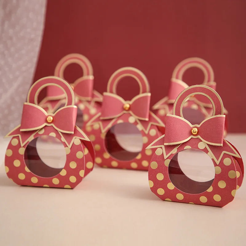 Sacchetto di caramelle creativo stile ciuccio, scatola di cioccolatini per bomboniere di nozze. 50 pezzi