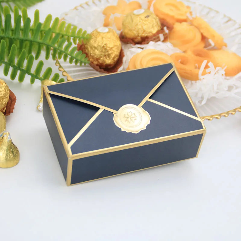 New Gift Boxes Packaging Envelope Shape Wedding Favor Gift.
