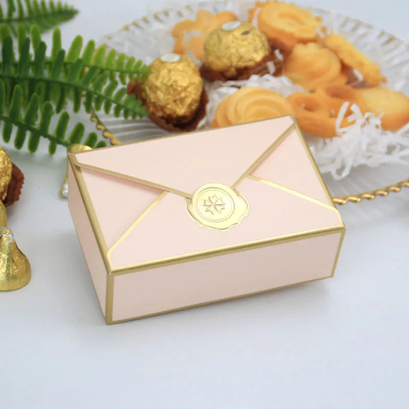 New Gift Boxes Packaging Envelope Shape Wedding Favor Gift.