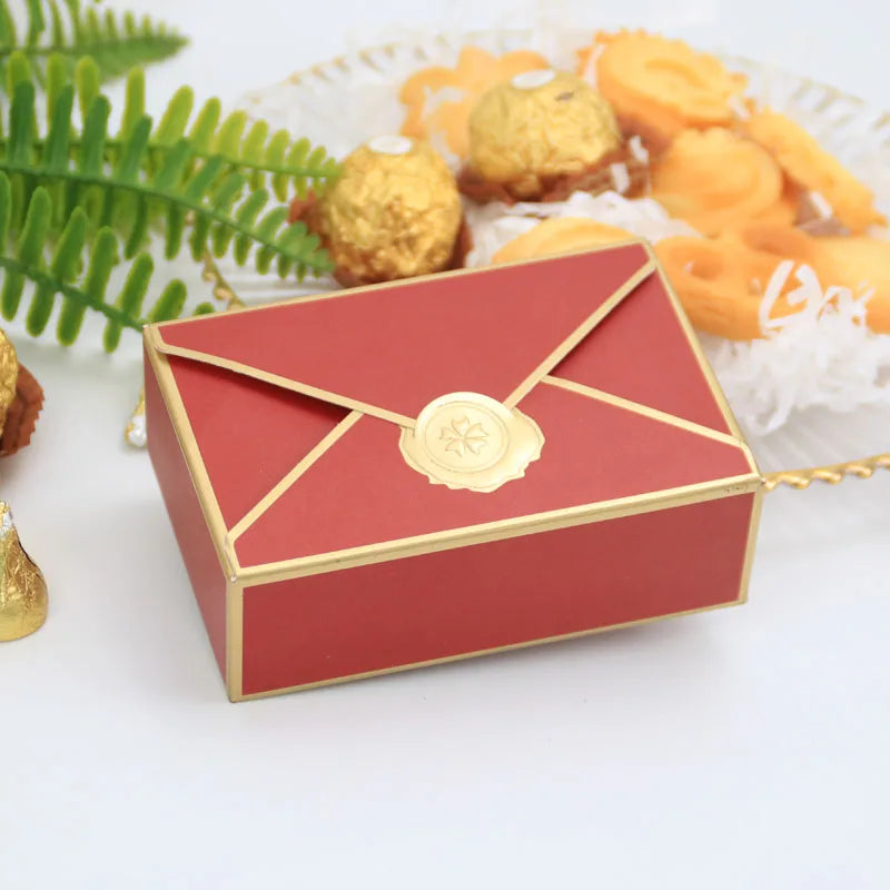 New Gift Boxes Packaging Envelope Shape Wedding Favor Gift.