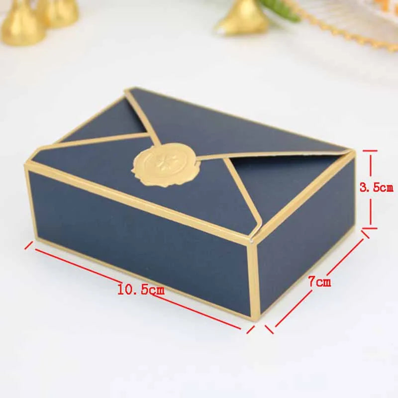 New Gift Boxes Packaging Envelope Shape Wedding Favor Gift.