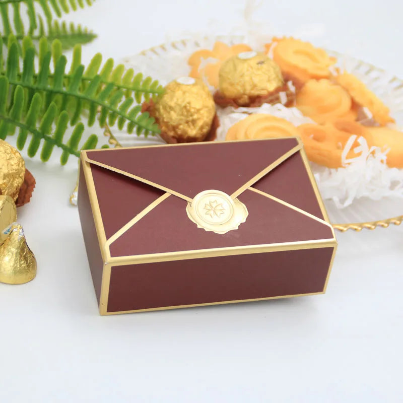 New Gift Boxes Packaging Envelope Shape Wedding Favor Gift.