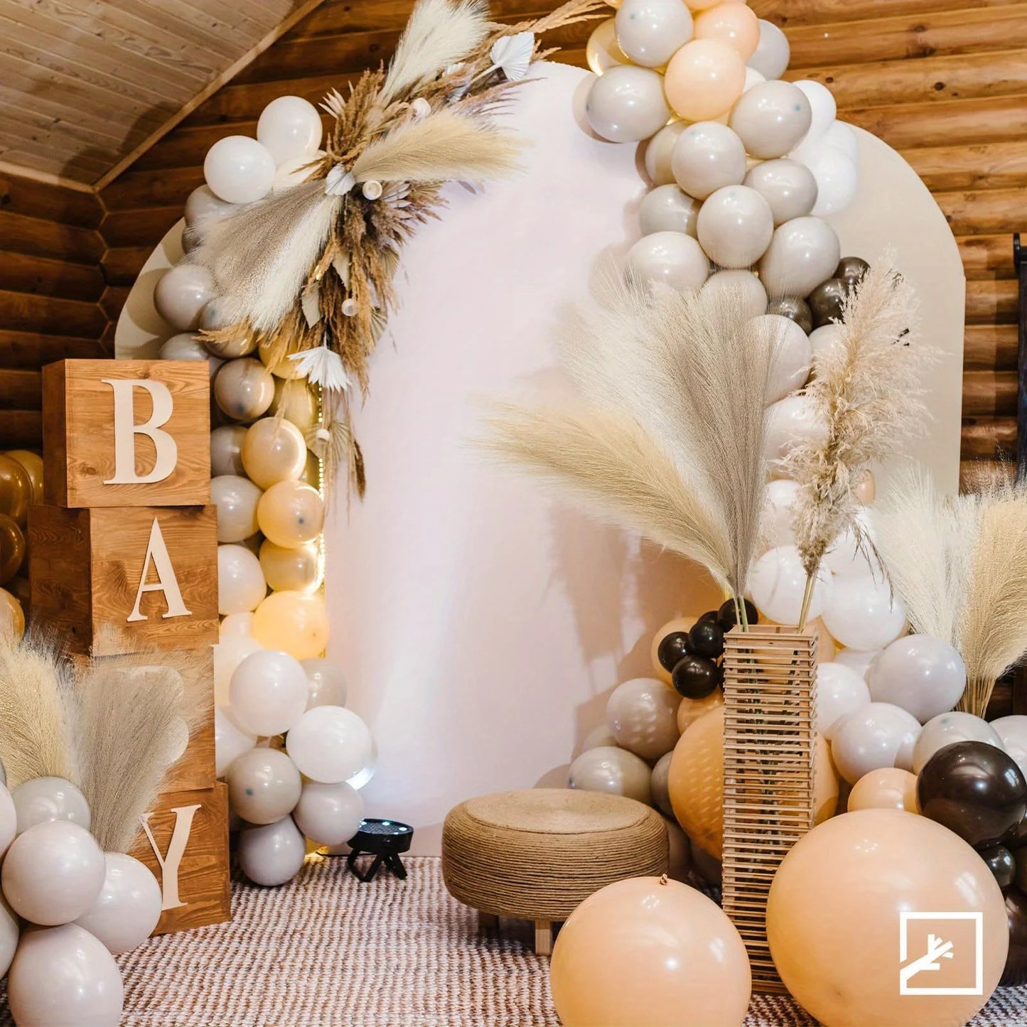 Erba di pampa artificiale 6 pezzi per decorazioni per eventi o casa