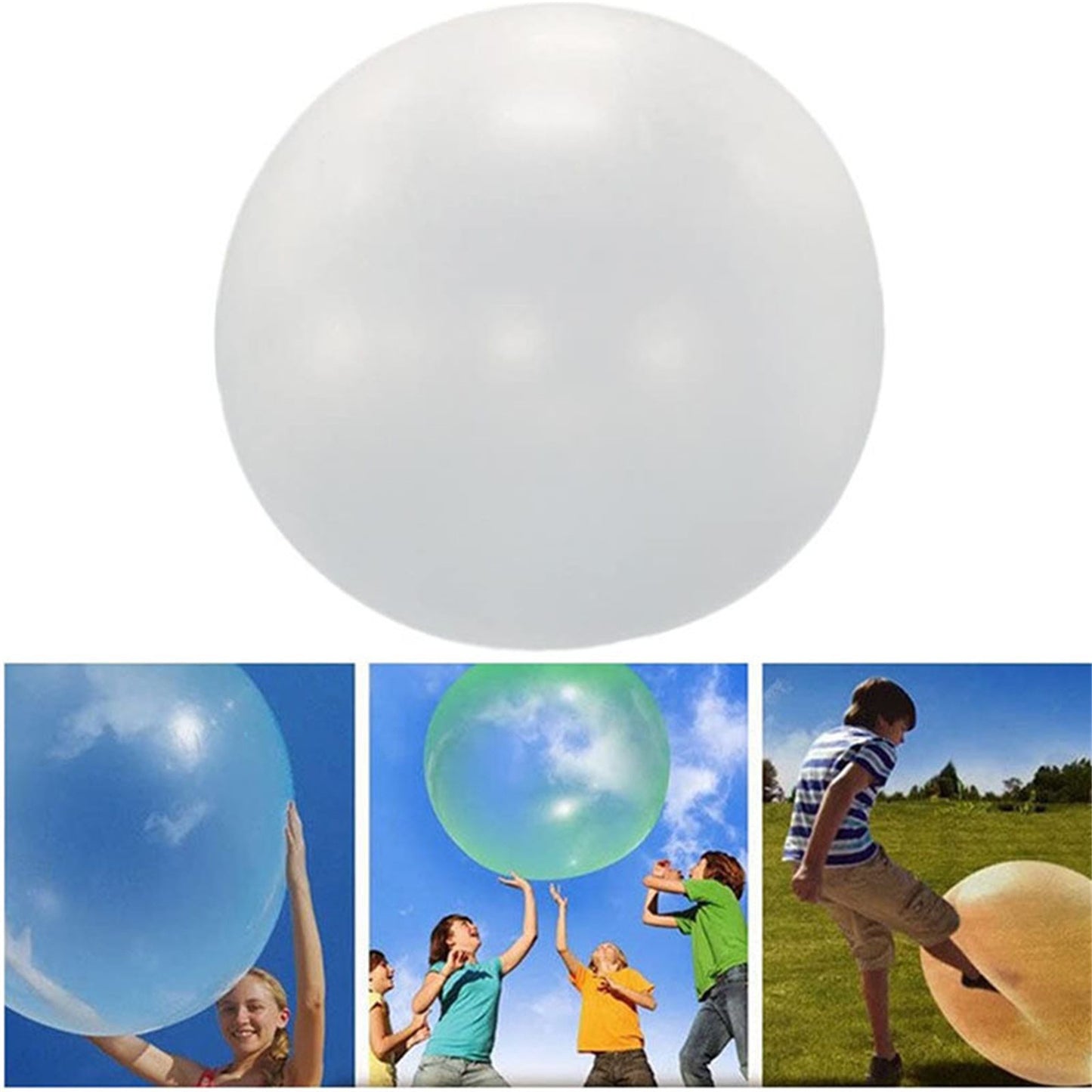 Palla gonfiabile grande elastica giocattolo per bambini