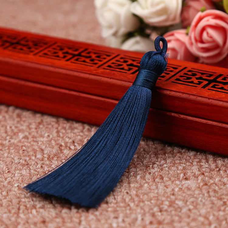 Bookmark Polyester Faux Ice Silk Coil Tassel Chinese Design