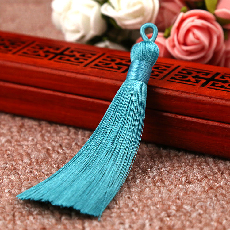Bookmark Polyester Faux Ice Silk Coil Tassel Chinese Design