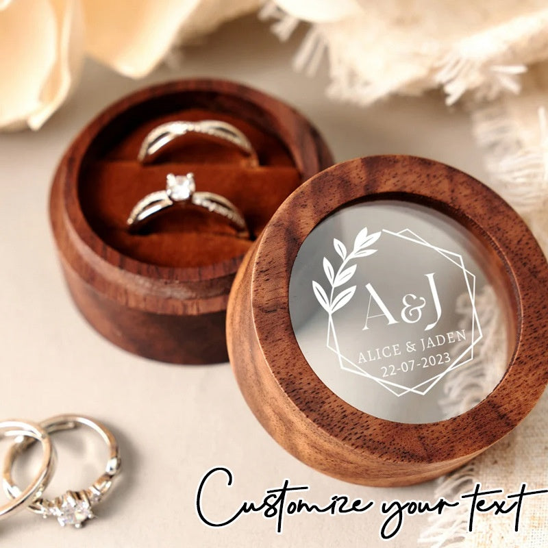 Ring- und Antragszeremonie-Box für die Hochzeitssaison