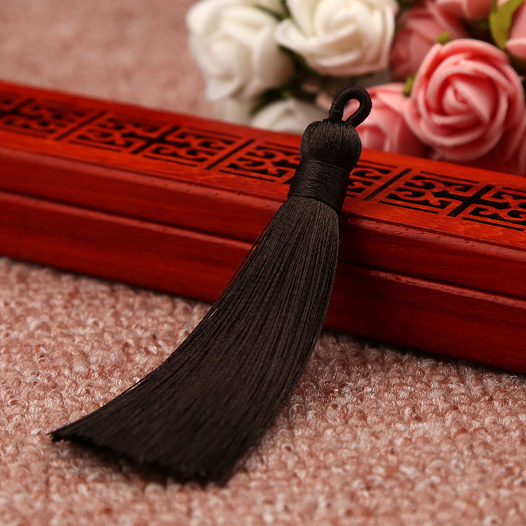 Bookmark Polyester Faux Ice Silk Coil Tassel Chinese Design