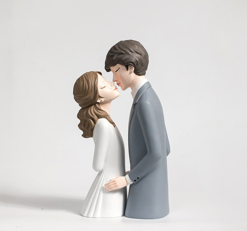 Ornamenti dolci e creativi per il partner d'amore, decorazioni per matrimoni moderne e semplici