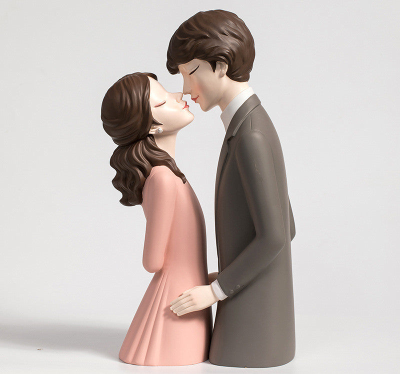 Ornamenti dolci e creativi per il partner d'amore, decorazioni per matrimoni moderne e semplici