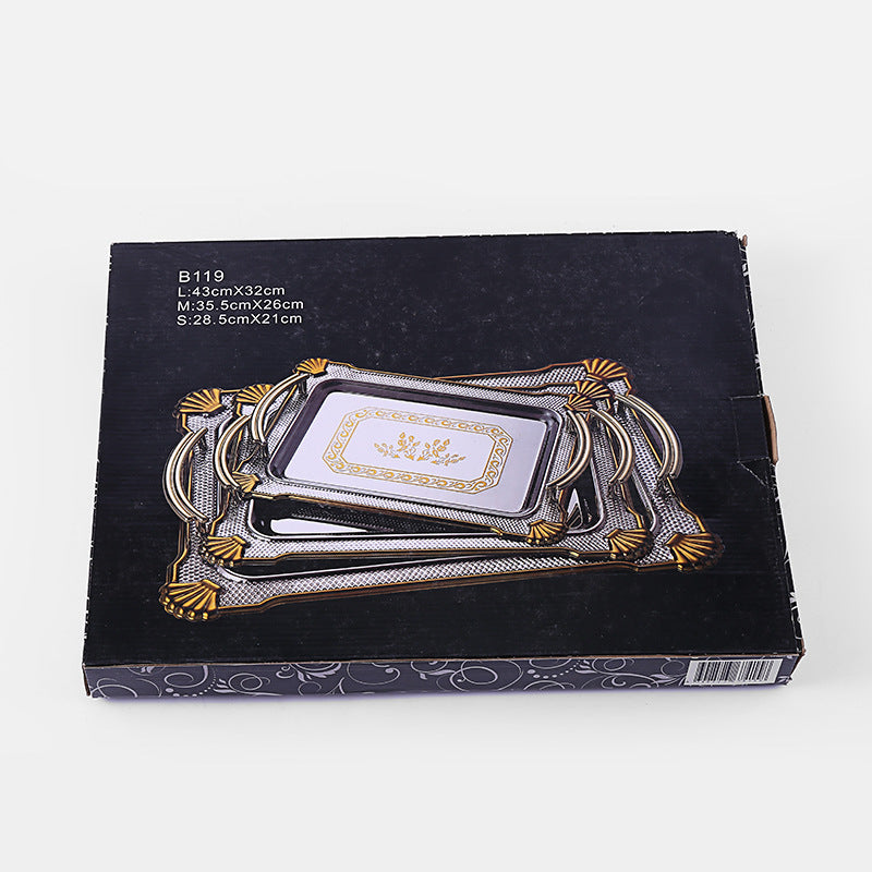 Point House e altri vassoi in acciaio inossidabile in stile europeo