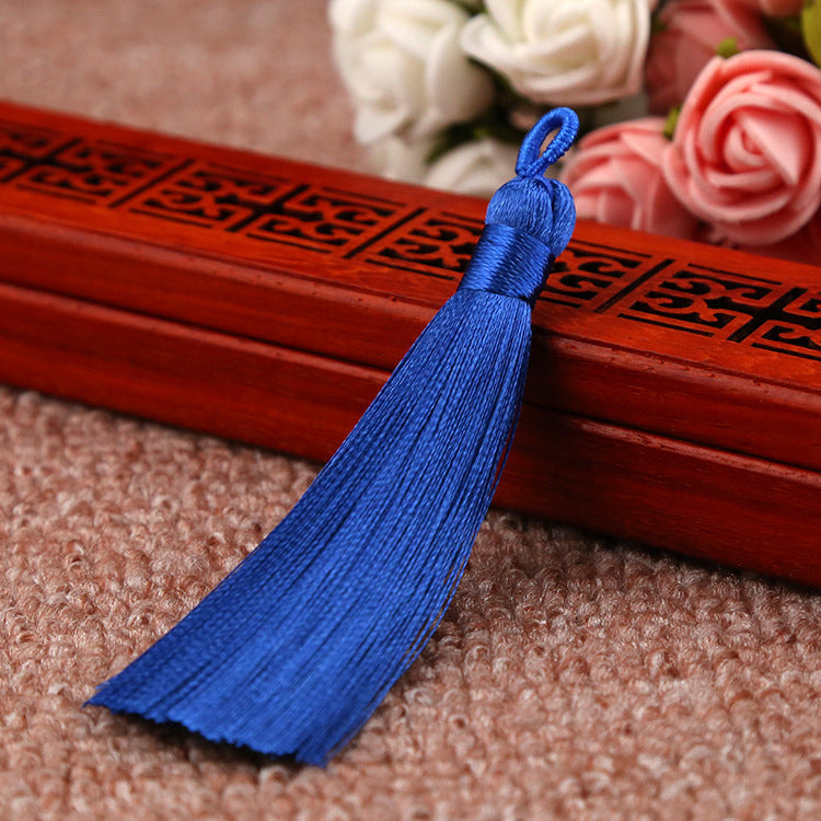 Bookmark Polyester Faux Ice Silk Coil Tassel Chinese Design