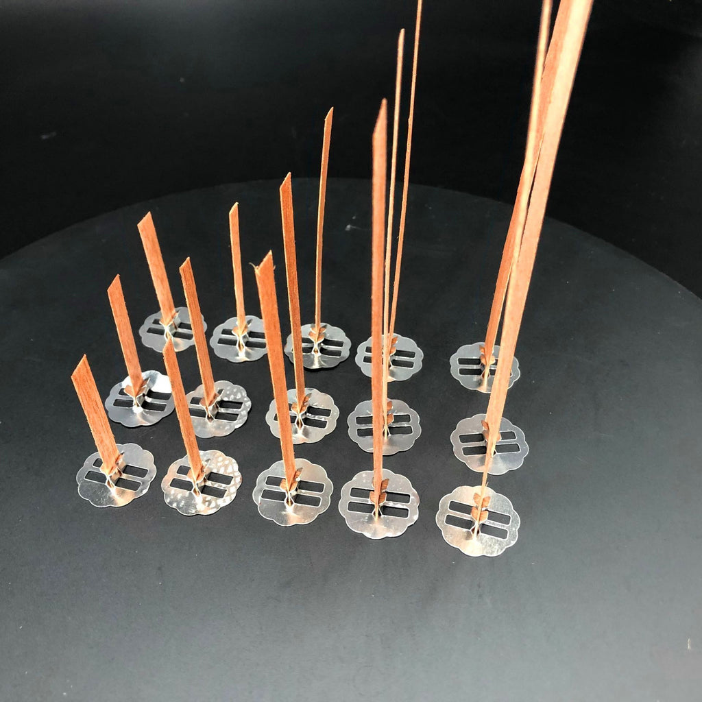 Nucleo di cera di legno Stoppino Barattolo Cera Trucioli di legno di soia