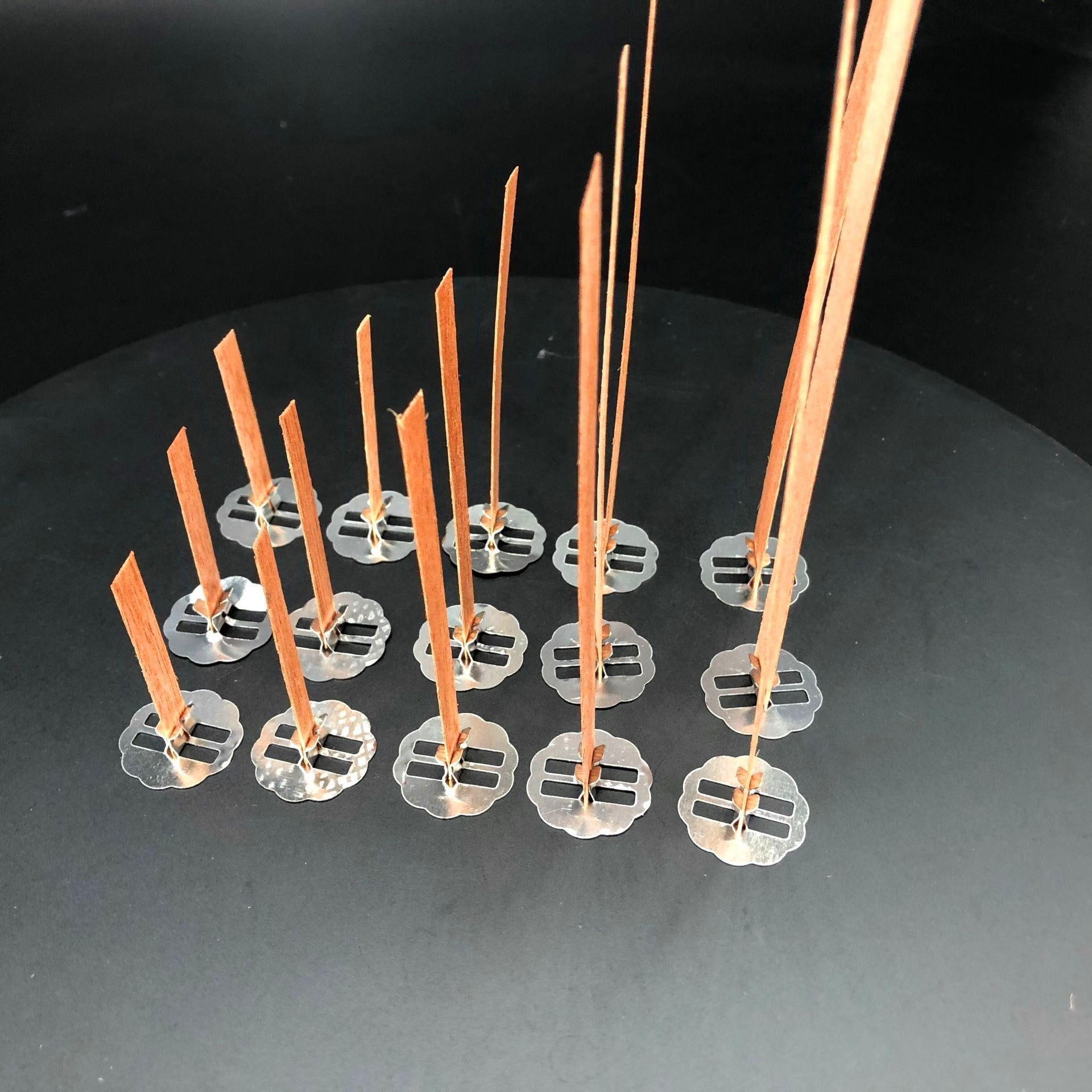 Nucleo di cera di legno Stoppino Barattolo Cera Trucioli di legno di soia