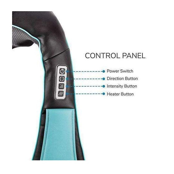 Massaggiatore rilassante dopo il lavoro, calore profondo, impastamento Shiatsu.