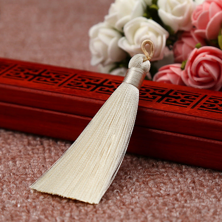 Bookmark Polyester Faux Ice Silk Coil Tassel Chinese Design