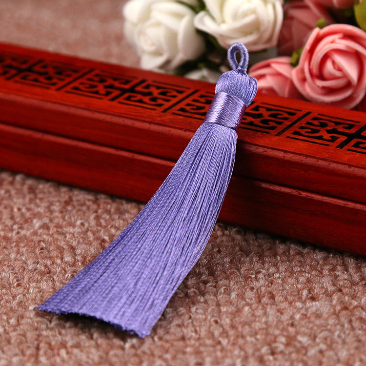 Bookmark Polyester Faux Ice Silk Coil Tassel Chinese Design