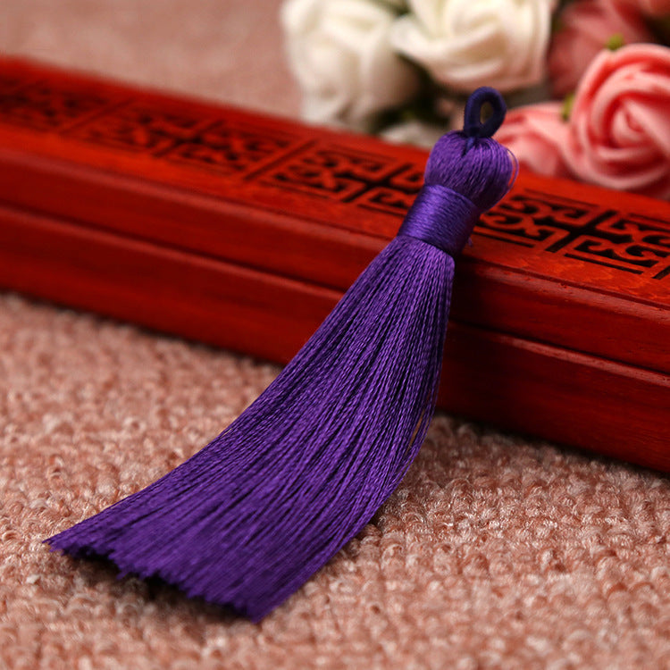 Bookmark Polyester Faux Ice Silk Coil Tassel Chinese Design