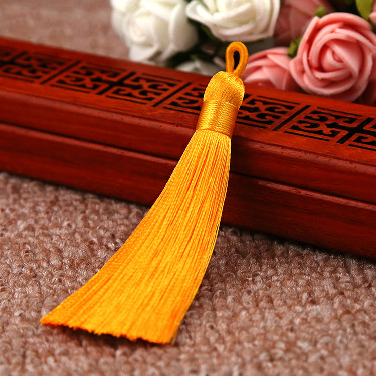 Bookmark Polyester Faux Ice Silk Coil Tassel Chinese Design