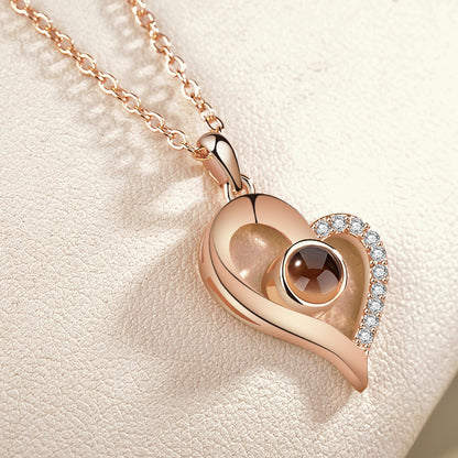 Ti amo 100 lingue collana di proiezione della memoria d'amore