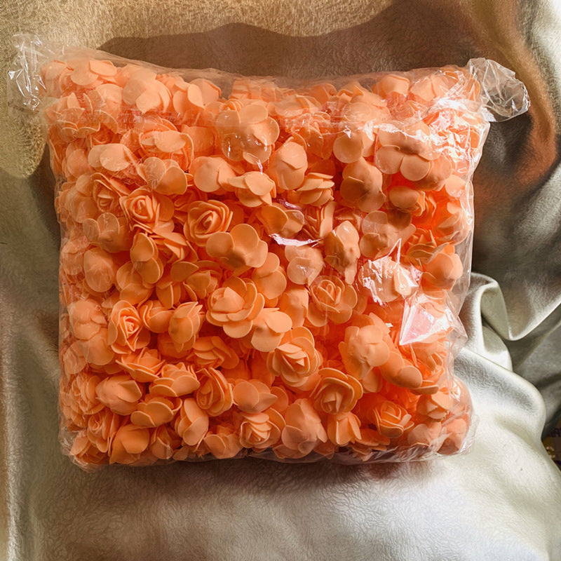 Diameter 3cm Foam Rose Artificial Flowers 500Pcs