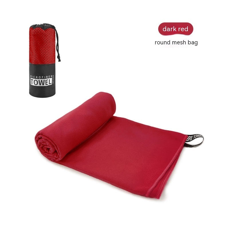 Asciugamano assorbente per il sudore, in velluto bifacciale, ad asciugatura rapida, sportivo