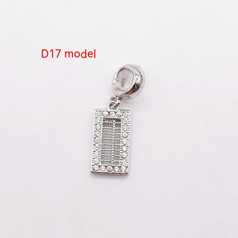 Ciondoli con perline distanziatrici a foro largo placcate in oro 14 carati e rame