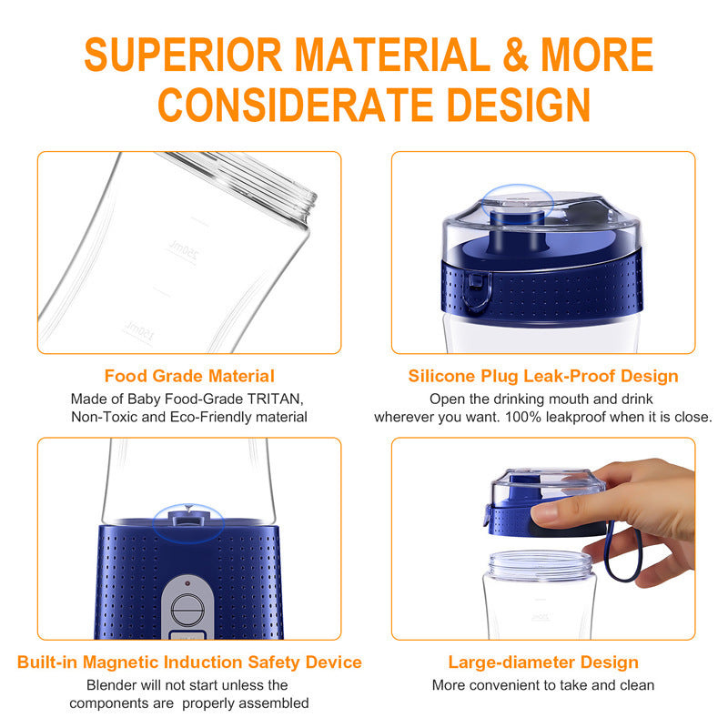 Frullatore portatile con USB ricaricabile