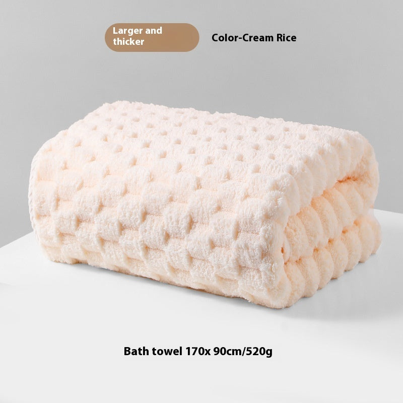 Asciugamano da bagno Dizzling Plus-size spesso in pile di corallo di classe A
