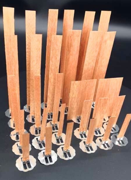 Nucleo di cera di legno Stoppino Barattolo Cera Trucioli di legno di soia