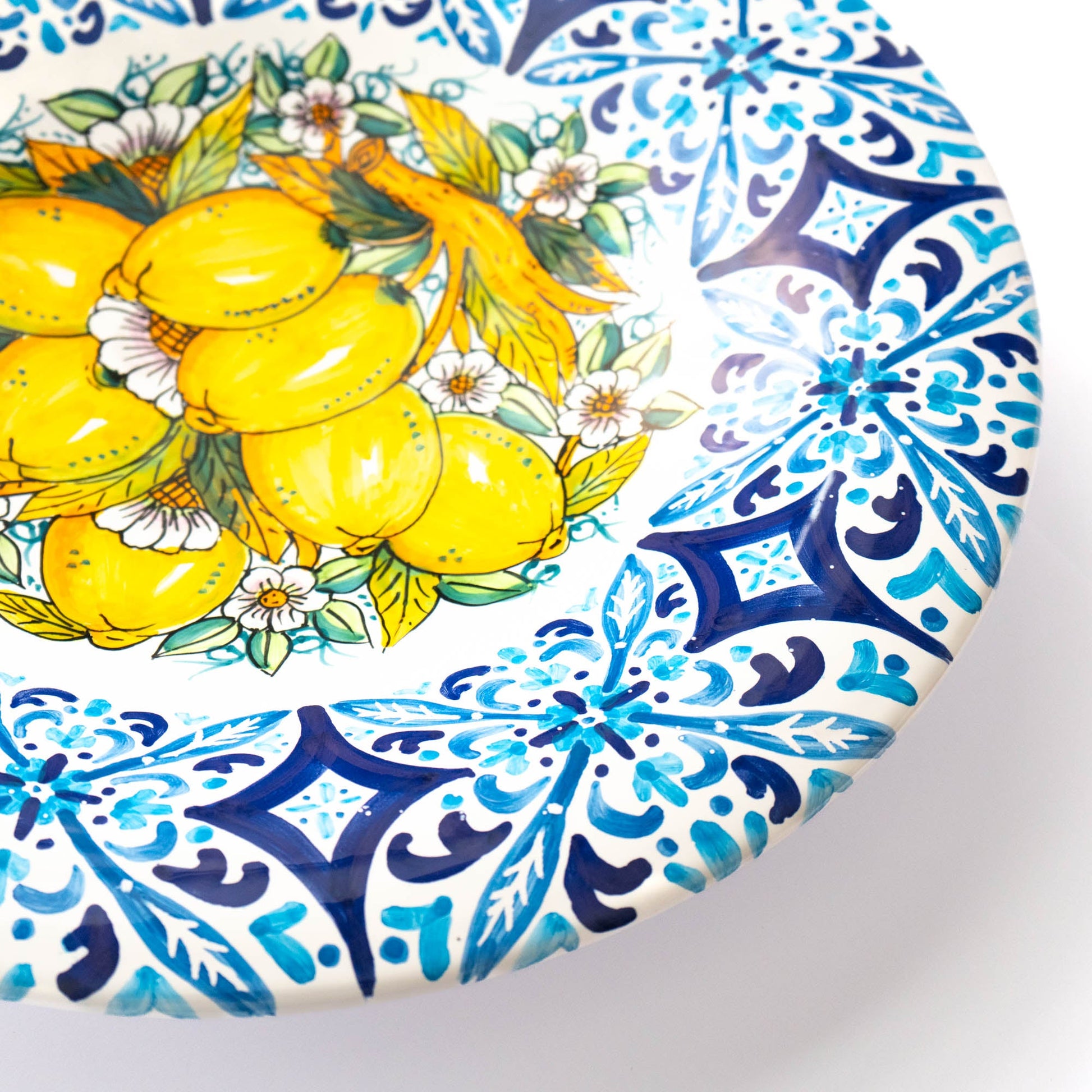 Piatto a Muro Maiolicato