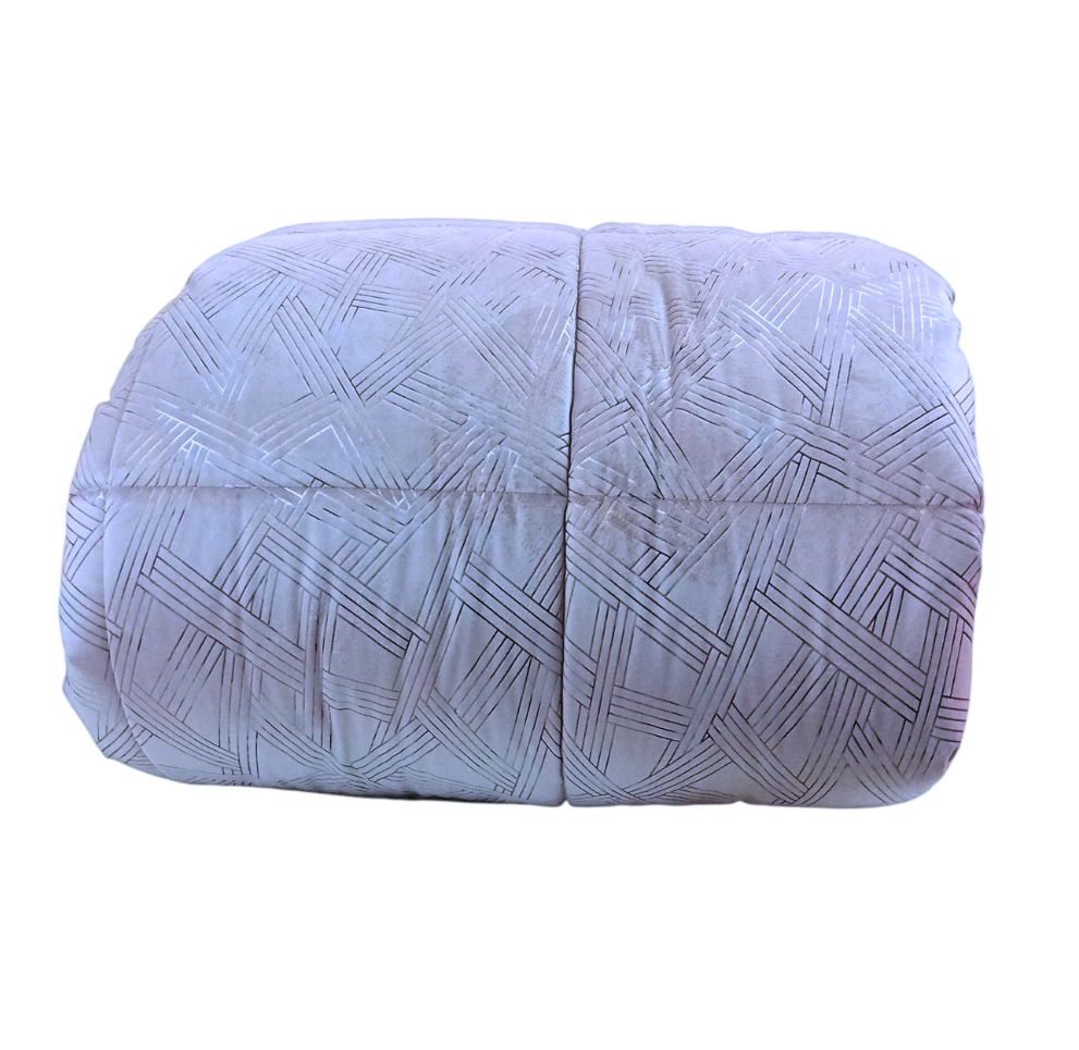 Trapunta Vanessa in velluto glitter – 350 gr/m² – Made in Italy