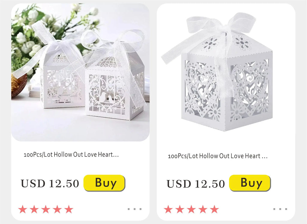 Nuova scatola regalo creativa in marmo grigio per feste e baby shower