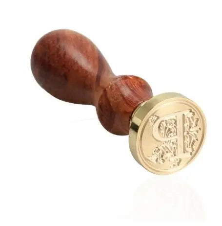 Timbro di ceralacca antico classico 26 lettere iniziali dell'alfabeto AZ