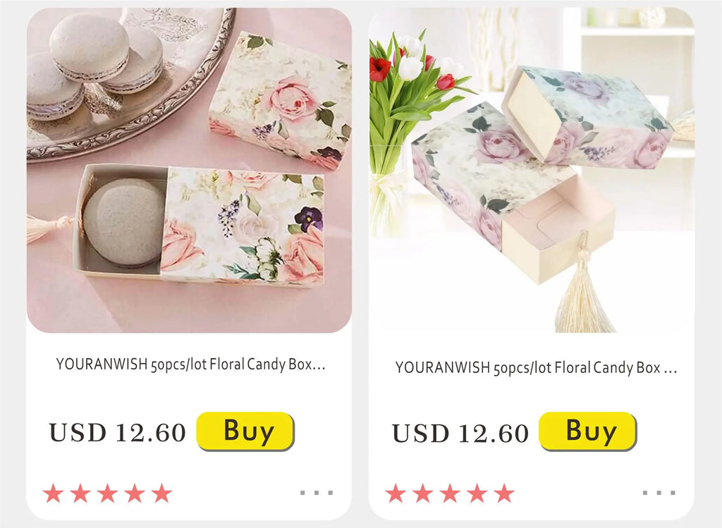 Nuova scatola regalo creativa in marmo grigio per feste e baby shower