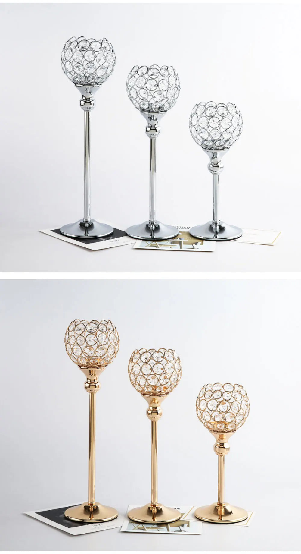 Lanterna romantica in cristallo, ideale per qualsiasi evento